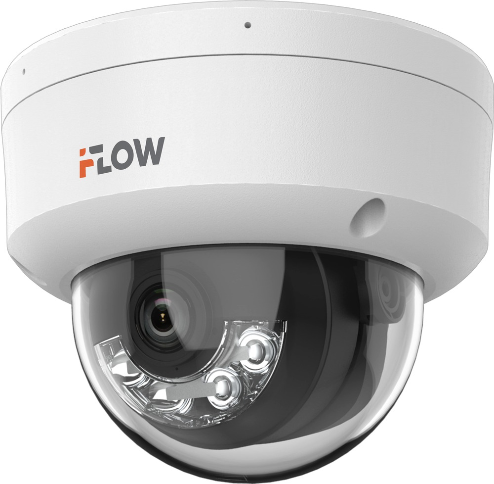 F-IC-2422C2MS(4mm) - 2Мп уличная купольная IP-камера с гибридной Smart подсветкой до 30м  и технологией SharpSense