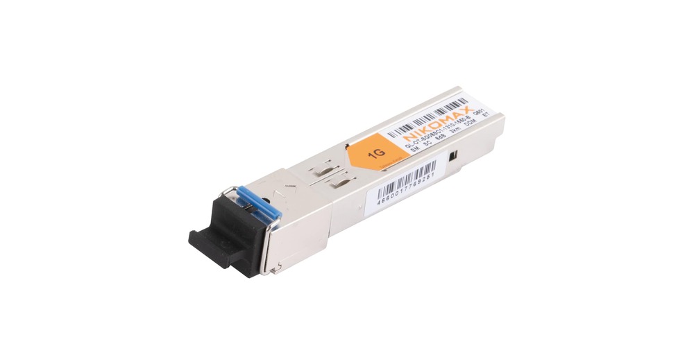 GL-OT-SG06SC1-1310-1550-B Модуль NIKOMAX SFP, WDM, 155Mb/1,25Gb/s одно волокно SM, SC, Tx:1310/Rx:1550 нм, 6 дБ до 3 км