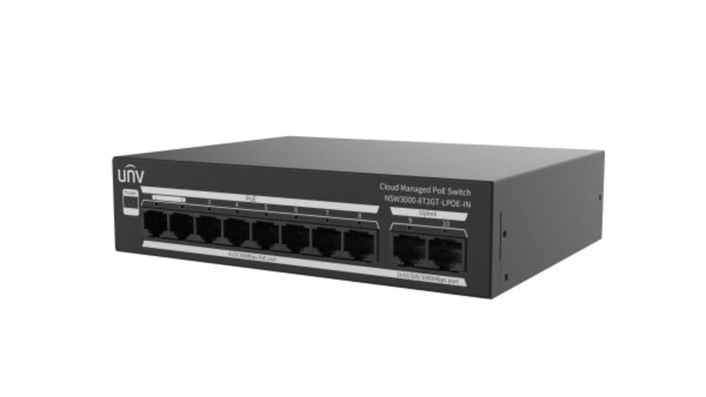 NSW3000-8T2GT-LPOE-IN - L2, Управляемый коммутатор UNV.