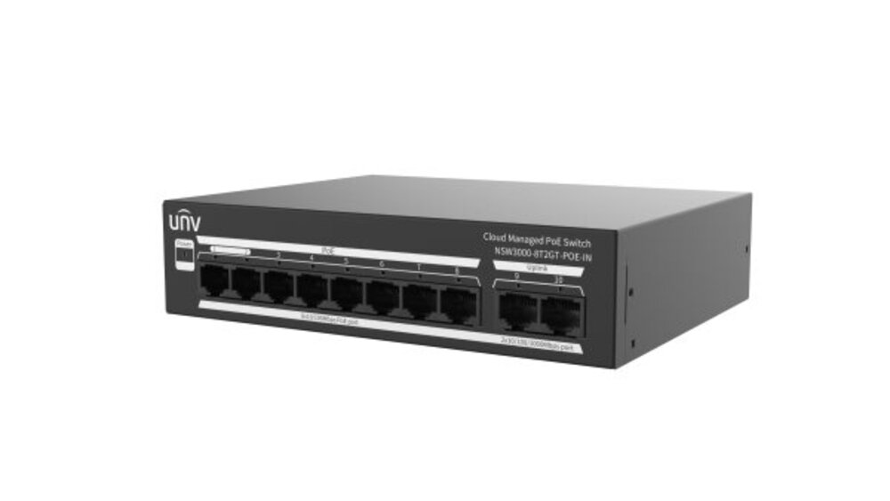 NSW3000-8T2GT-POE-IN - L2, Управляемый коммутатор UNV