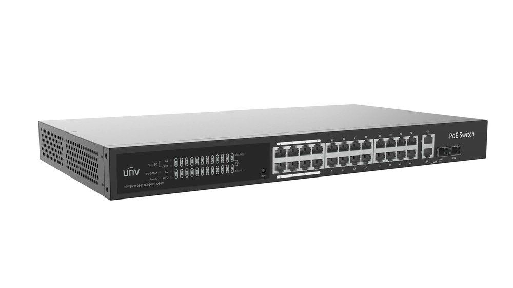 NSW3000-25GT1GP1GC-POE-IN - L2, Управляемый коммутатор, управление на веб-интерфейсе и на приложении, 24 сетевых PoE портa×1000Mbps