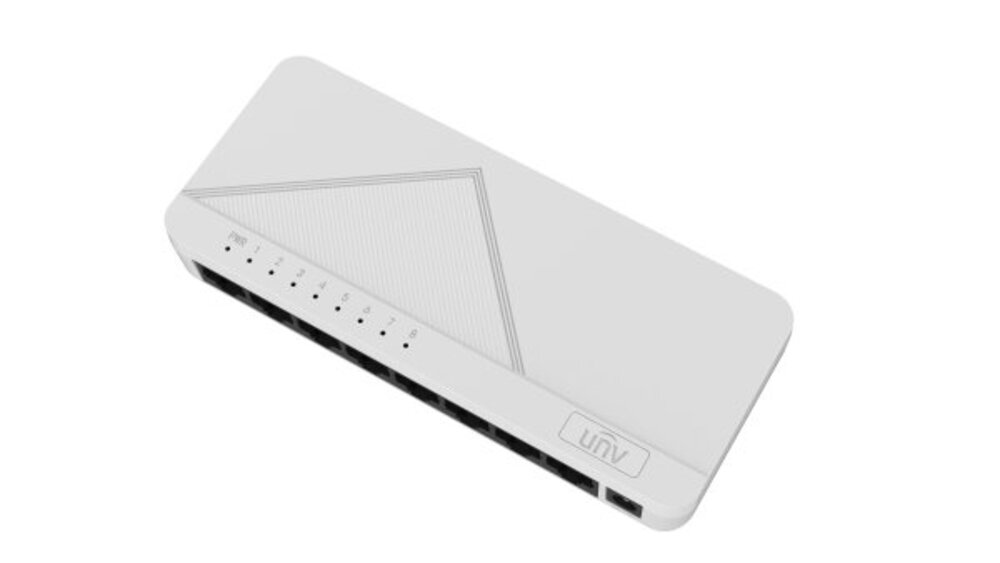 NSW1010-8T-IN - 8 сетевых портов х 100Mbps (RJ45) (IEEE802.3,IEEE802.3u), коммутационная способность 1.6 Gbps