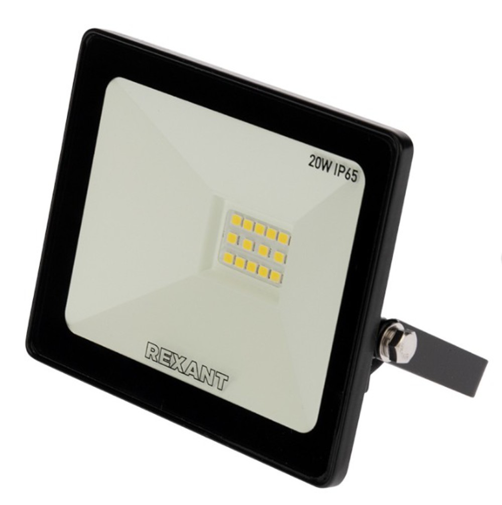 605-002 - Прожектор светодиодный 20 Вт 200–260В IP65 1600 лм 6500 K холодный свет, Rexant