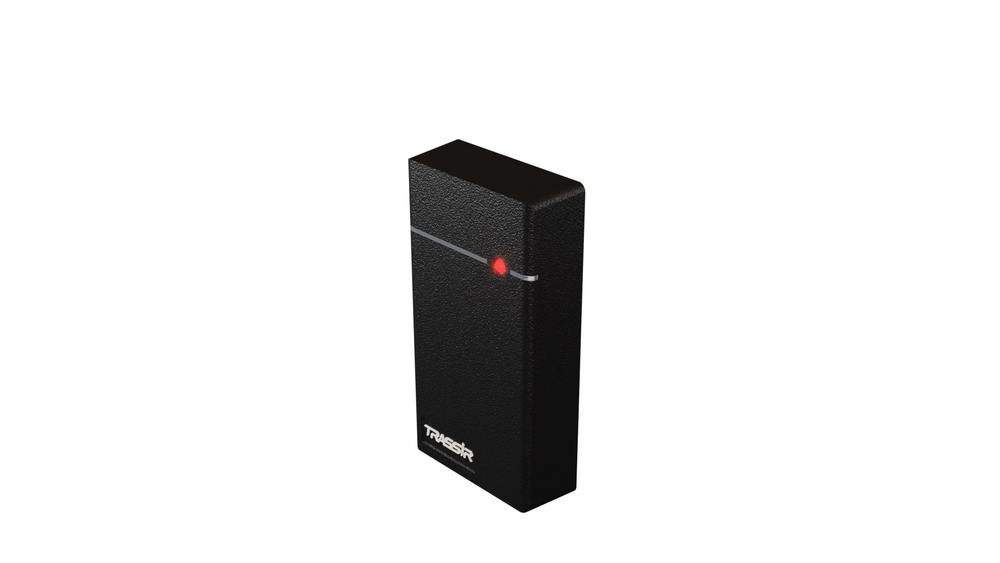 TR-R2M - Считыватель карт Mifare. Интерфейс подключения Wiegand-34; Частота считывания: 13.56МГц; Дальность считывания: 30-80 мм; IP65, -25 до +75 °C; DC 9V-16V; размер 80х43х16мм; пластик.