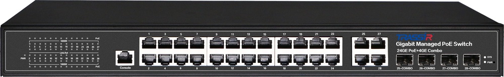 TR-NS24284C-400-24PoE v2  Коммутатор TRASSIR