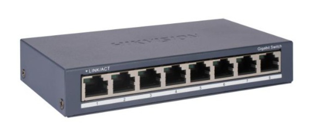 DS-3E0508-O(O-STD) - Гигабитный коммутатор, 8портовый, Hikvision