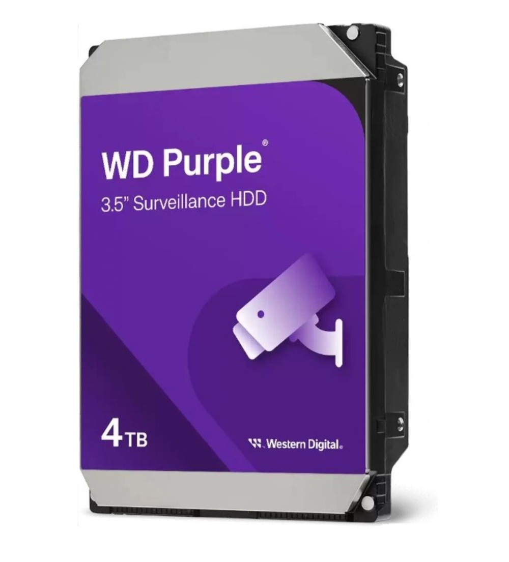 Жесткий диск WD SATA-III 4TB WD44PURZ Surveillance Purple (5400rpm) 128Mb 3.5"