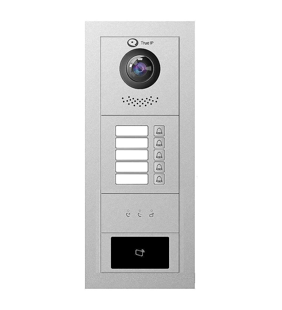TI-4308MP/M - Вызывная панель модульной конструкции из литого алюминия. Камера 2MP, Угол обзора 160°, PoE, IP55&IK07, -30°C to +60°C, металлический корпус, DC 12V, PoE