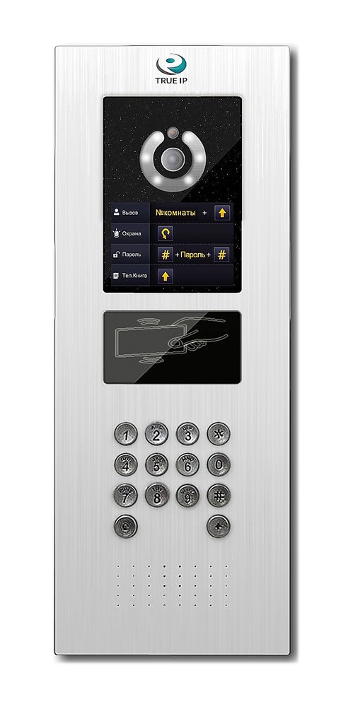 TI-3220WD - Многоабонентская вызывная панель с камерой 2 Mп с однострочным экраном из литого алюминия