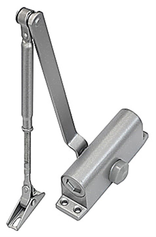 ST-DC102-SL - Доводчик двери Smartec c тягой EN 2, 30 - 45 кг, 850 мм, 2-х скор., SL – алюм.