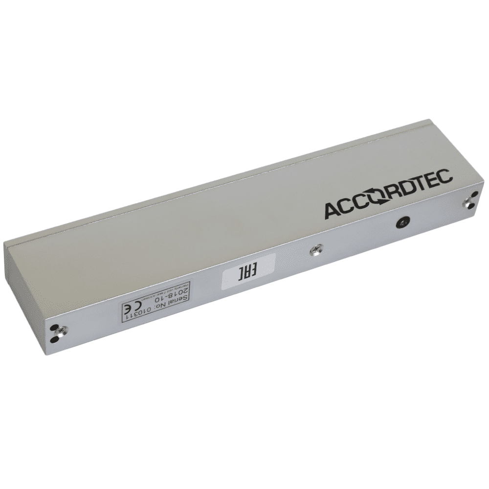 ML-295A Электромагнитный замок, 12V/24V DC, не более 0,48 A, усилие 280 кг