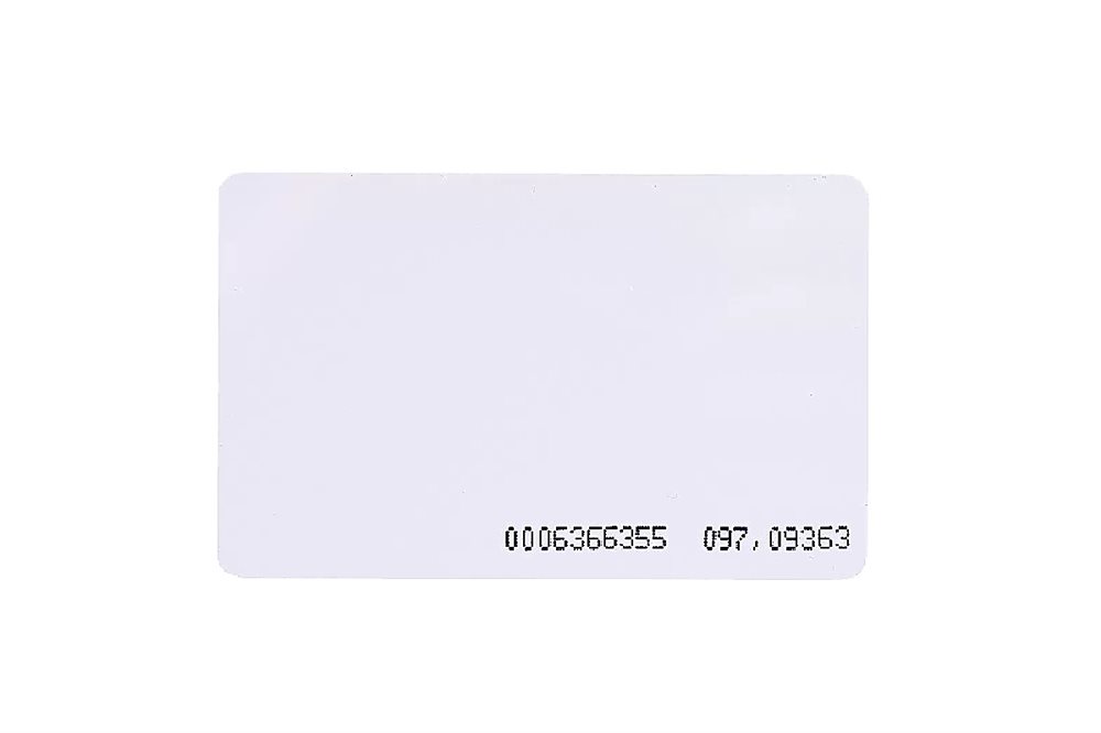 ZKTeco ID Card (EM-Marine - EM) - Карта формата EM-Marine, тонкая под прямую печать, толщина 0.8мм, с нумерацией