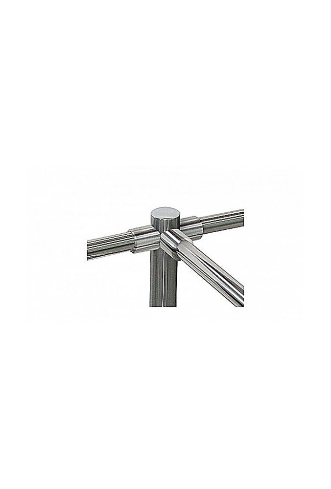 PERCo-BH02 2-03 - Трехсторонняя стойка с 6-ю отверстиями для крепления патрубков (углы между парами отверстий 90 и 180град.)