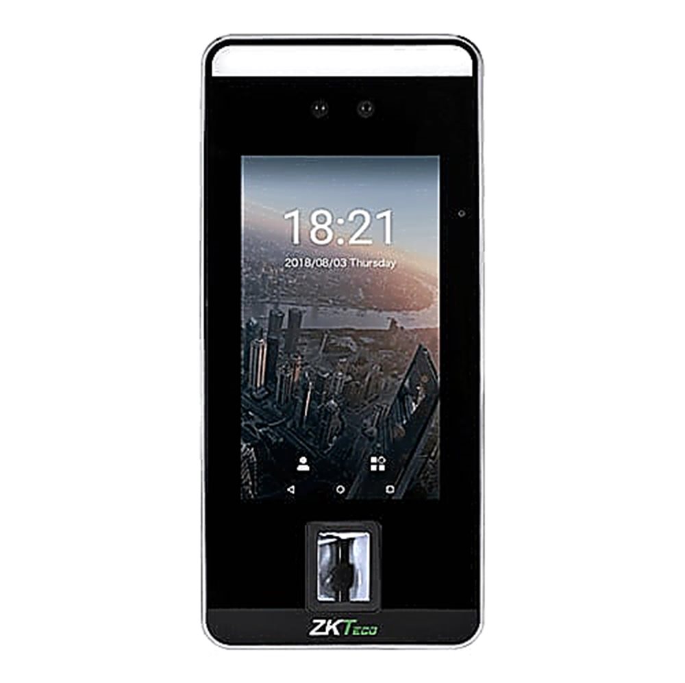 ZKTeco SpeedFace-V5L [ID] - Биометрический терминал с функцией распознавания лиц.  Память: лиц 6 000, отпечатков 6 000, событий 200 000. 5" IPS дисплей. TCP/IP, USB, RS485, Wiegand. ОС Linux. Считыватель карт EM и отпечатков пальцев.ПО ZKBiosecurity