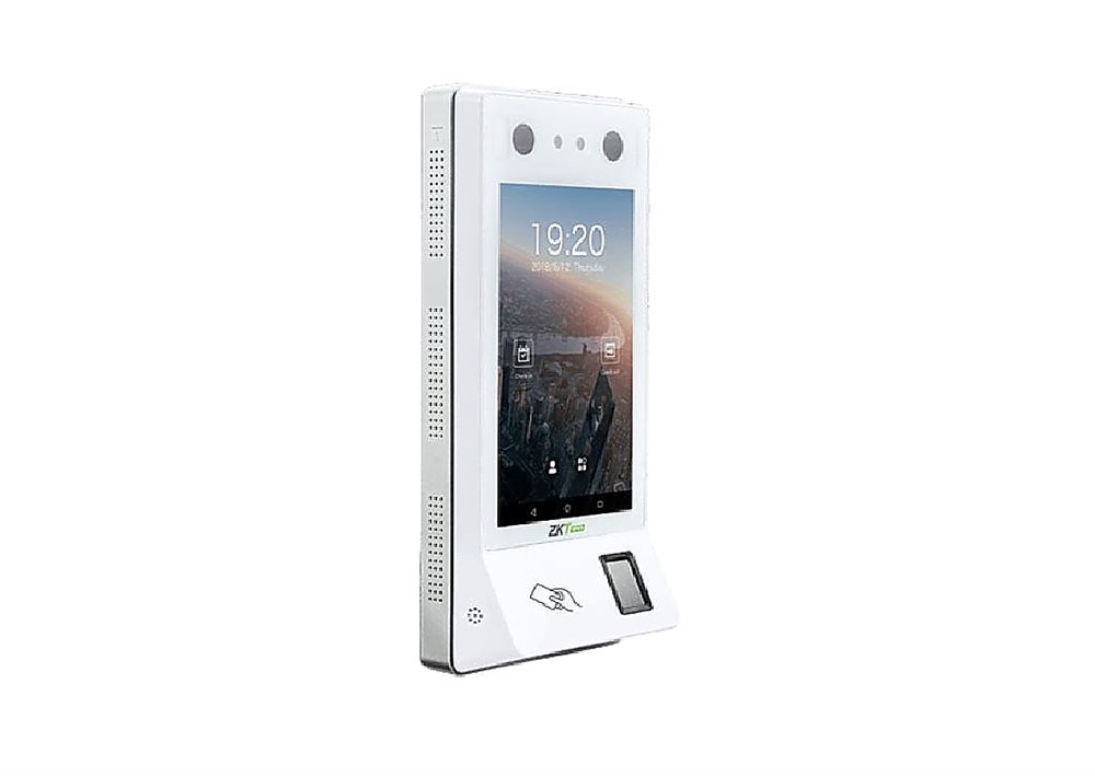 ZKTeco G4 - Терминал с функцией распознавания лиц. Память: лиц 10 000, отпечатков 10 000, карт 10 000, событий 1 000 000. 7" IPS дисплей. TCP/IP, USB, RS485, Wiegand. Считыватель карт EM и отпечатков пальцев. ПО ZKBioSecurity/BioTime/ZKTime.Web