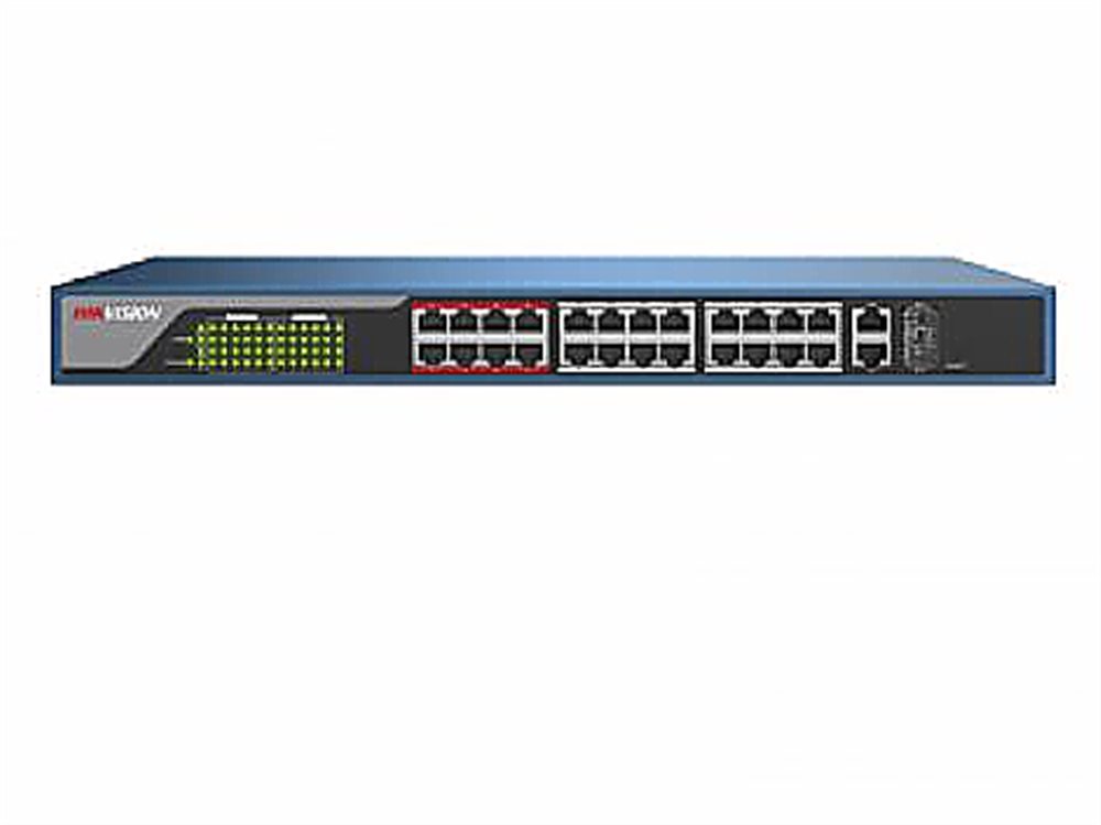 Управляемый PoE коммутатор DS-3E1326P-EI, 24 10/100M RJ45 PoE-порт