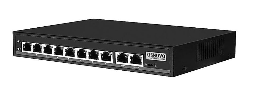 SW-21000/A(120W) - Passive PoE коммутатор Fast Ethernet на 10 портов. Порты: 8 х FE (10/100 Base-T) совместимы с PoE (IEEE 802.3af/at), 2 x FE (10/100 Base-T) Uplink. Совместим со станадартами PoE IEEE 802.3af/at. Мощность PoE на порт - до 30W.
