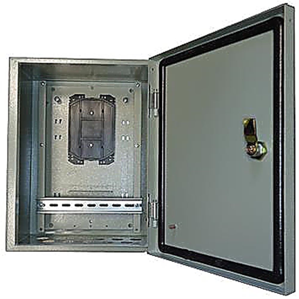 TFortis CrossBox-1 - Шкаф металлический уличный с оптической кассетой; 395х310х220 мм