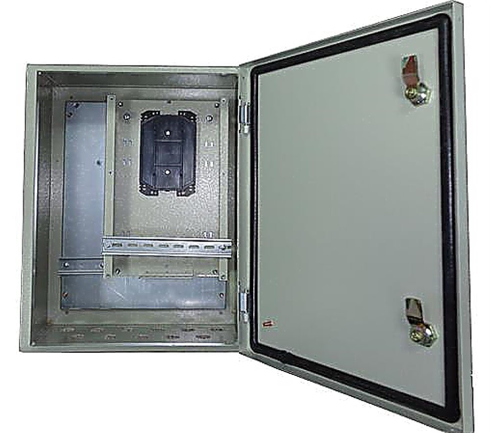 TFortis CrossBox-2 - Шкаф металлический уличный с оптической кассетой; 500х400х220 мм