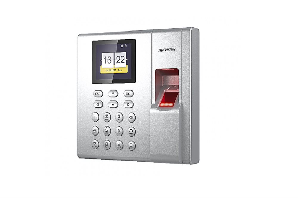 DS-K1T8003MF - Терминал доступа со встроенными считывателями Mifare карт и отпечатков пальцев