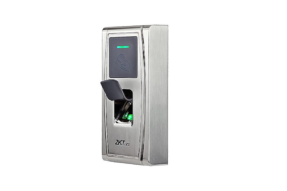 ZKTeco MA300 [MF] - Терминал учета рабочего времени и контроля доступа со сканером отпечатков пальцев и считывателем Miffare. Память шаблонов отпечатков 1 500, память карт 10 000. IP65