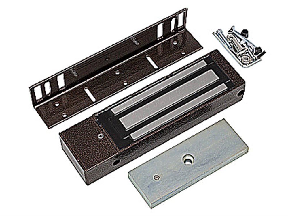 ML-194K-2 без электроники - Электромагнитный замок c датчиком холла, 12 V DC, 0.65 A, усилие 500 кг.