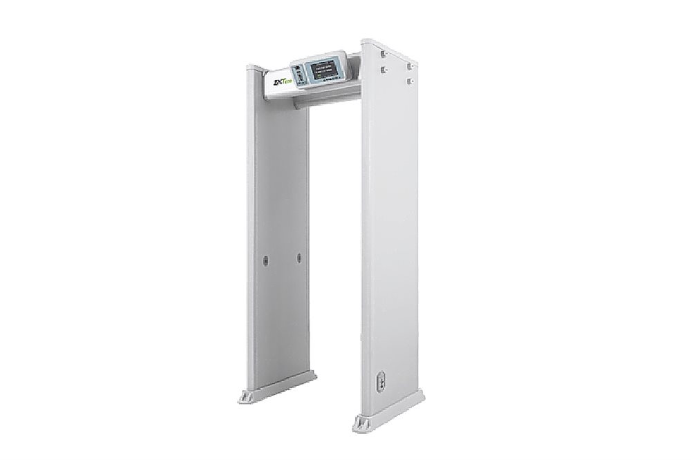 ZKTeco ZK-D4330 IP65 - Арочный металлодетектор, IP65, 33 зоны детектирования, 300 уровней чувствительности, повышенная помехоустойчивость, звуковая и световая тревога, 7" LCD дисплей, 2 светодиодные полосы, подсчет количества людей и срабатываний тревоги, ИК пульт управления в комплекте.