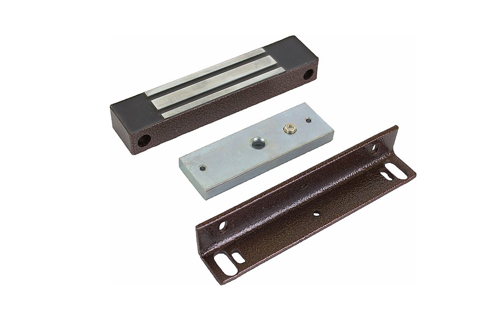ML-180KB с уголком - Электромагнитный замок, 12V DC, не более 0,4 A, усилие 180 кг