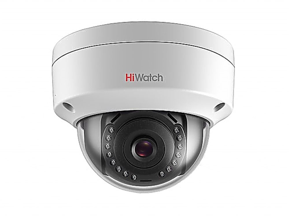DS-I202 (D) (4 mm)  HiWatch - 2Мп уличная купольная мини IP-камера с EXIR-подсветкой до 30м