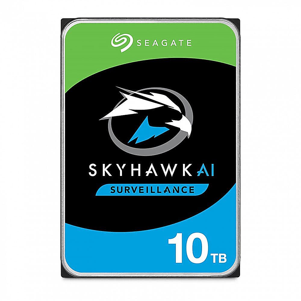 Жесткий диск HDD Seagate SkyHawkAI ST10000VE001, 10Тб, SATA III, 3.5", 7200rpm