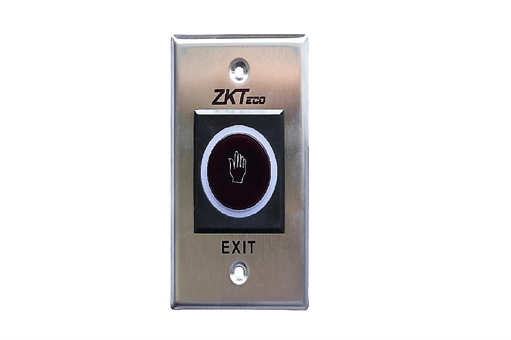 ZKTeco TLEB102-R - Кнопка выхода бесконтактная с брелком ДУ (RM-100). Размеры 115x70x39