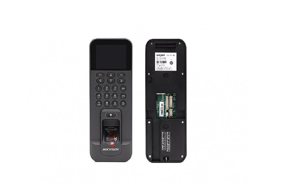 DS-K1T804BEF Hikvision  - Терминал доступа со встроенными считывателями EM карт и отпечатков пальцев