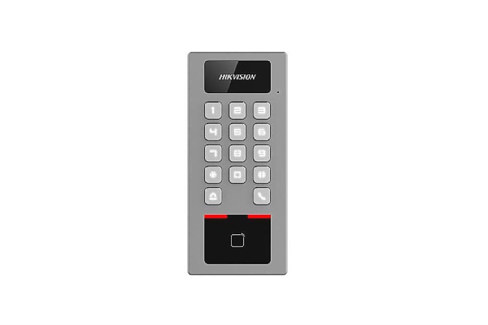 DS-K1T502DBWX - Терминал доступа Hikvision со встроенными считывателями Mifare, Felica, DESfire и модулем Bluetooth