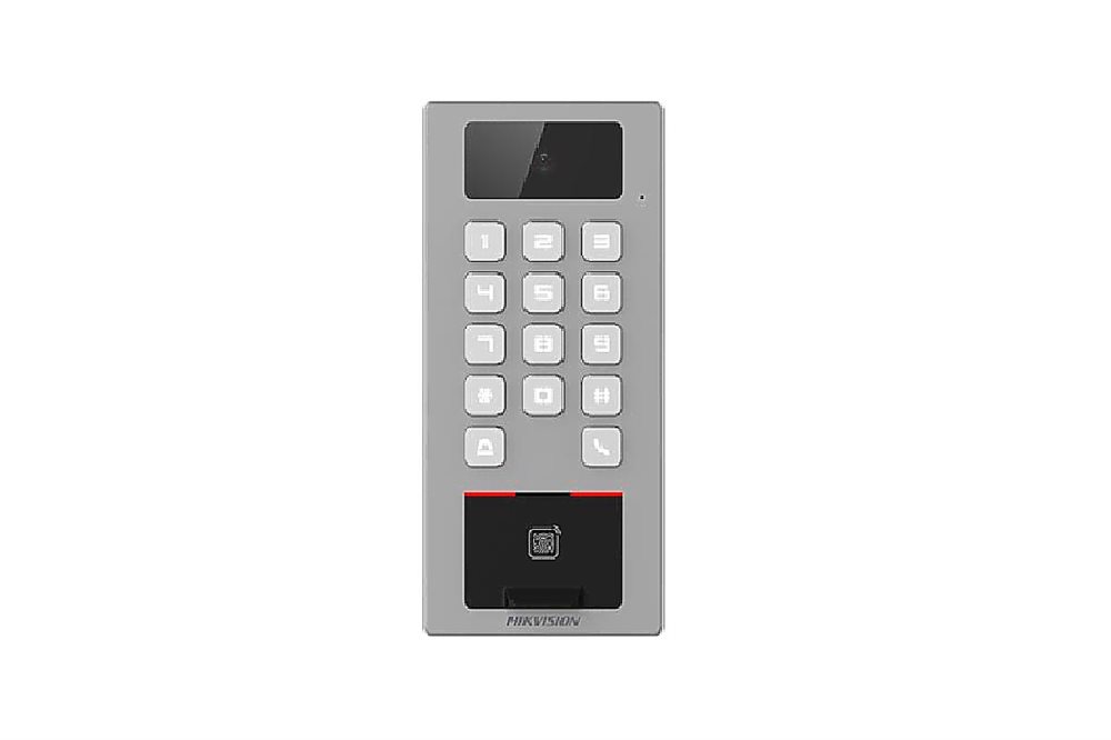 DS-K1T502DBFWX - Терминал доступа Hikvision со встроенными считывателями Mifare, Felica, DESfire