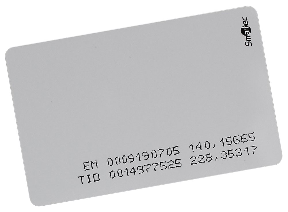 ST-LC021EM - Карта UHF + EmMarin, ISO формат, 86х54х0.8 мм.