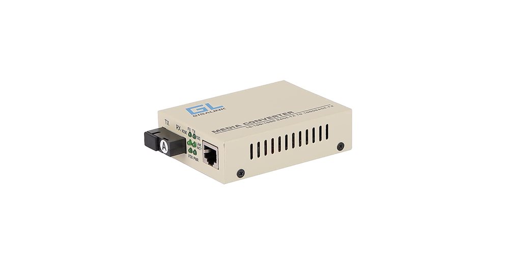 GL-MC-UTPF-SC1G-18SM-1310 - Медиаконвертер GIGALINK UTP, 100/1000Мбит/c, WDM, LFP, SM, SC, Tx:1310/Rx:1550, 18 дБ (до 20 км)