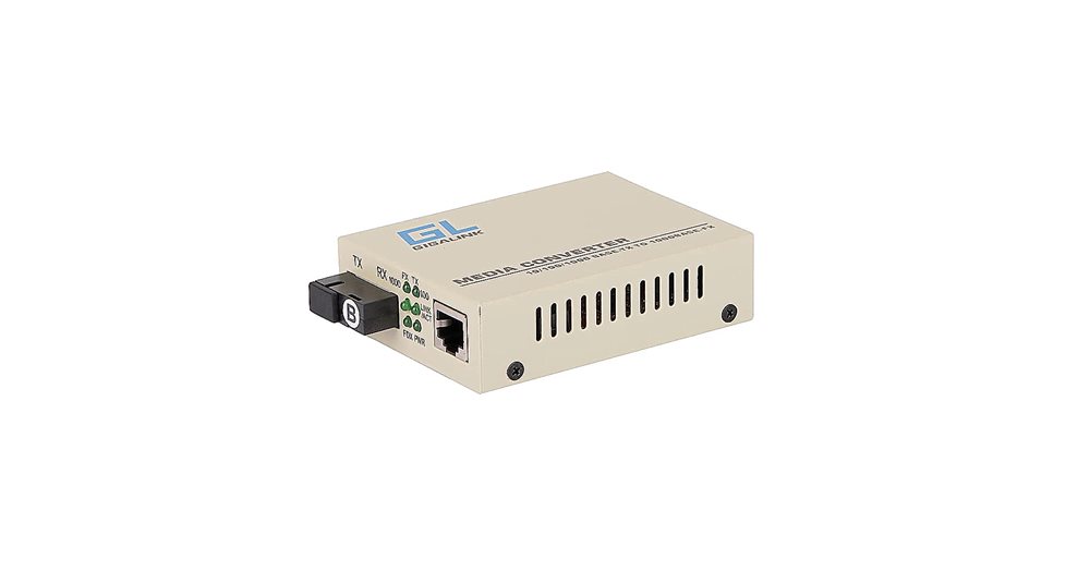 GL-MC-UTPF-SC1G-18SM-1550 - Медиаконвертер GIGALINK UTP, 100/1000Мбит/c в WDM, без LFP, SM, SC, Tx:1550/Rx:1310, 18 дБ (до 20 км)
