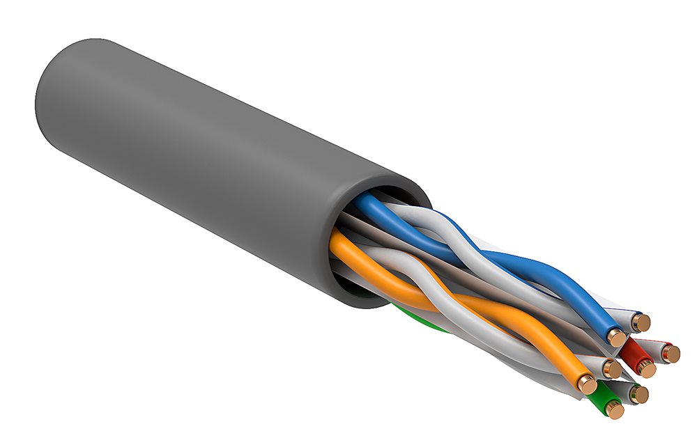 LC1-C604-111 - ITK Витая пара U/UTP кат.6 4х2х23AWG PVC серый (305м)