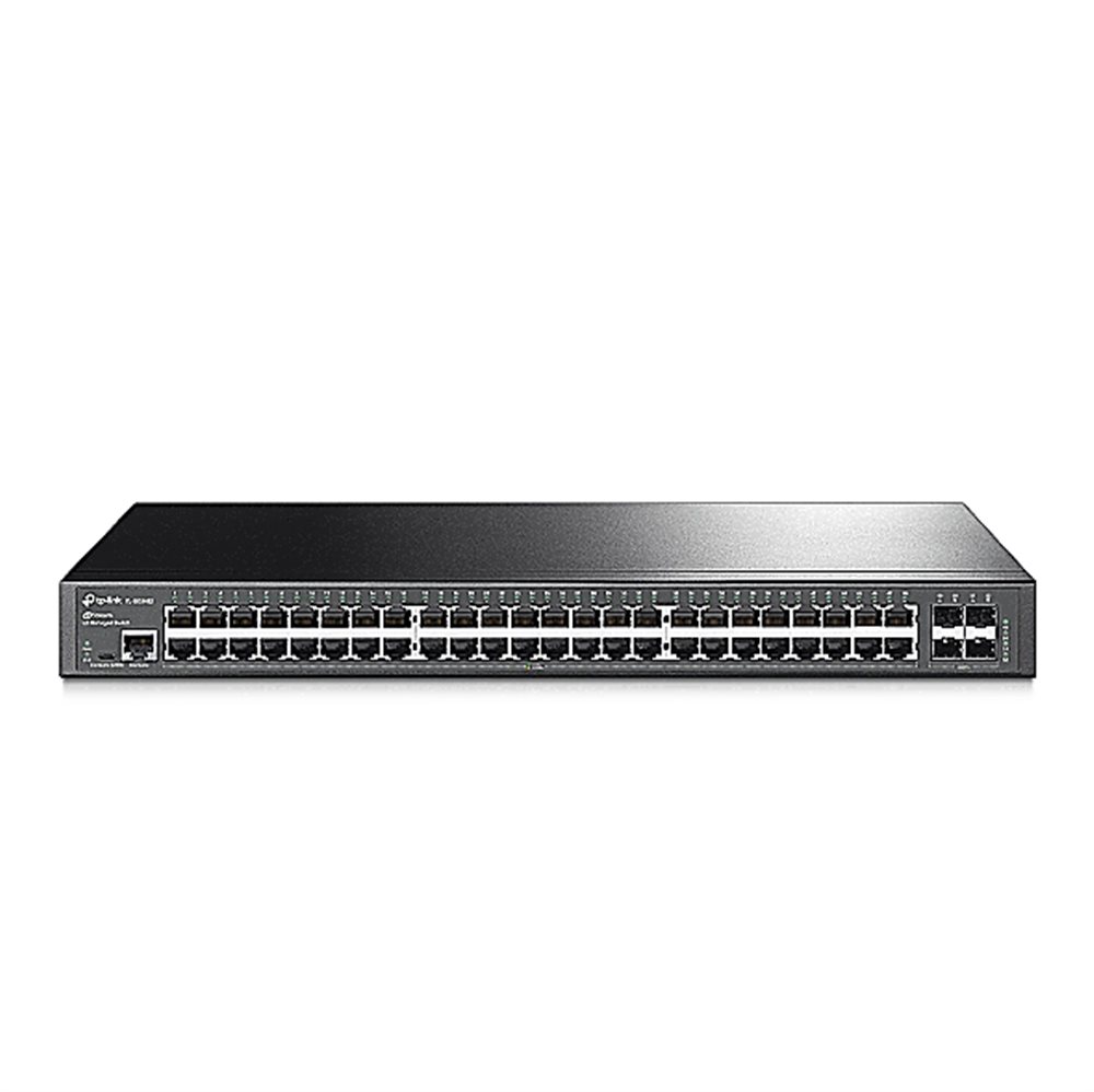 TL-SG3452 - JetStream 48‑портовый гигабитный управляемый коммутатор 2‑го уровня с 4 SFP‑слотами