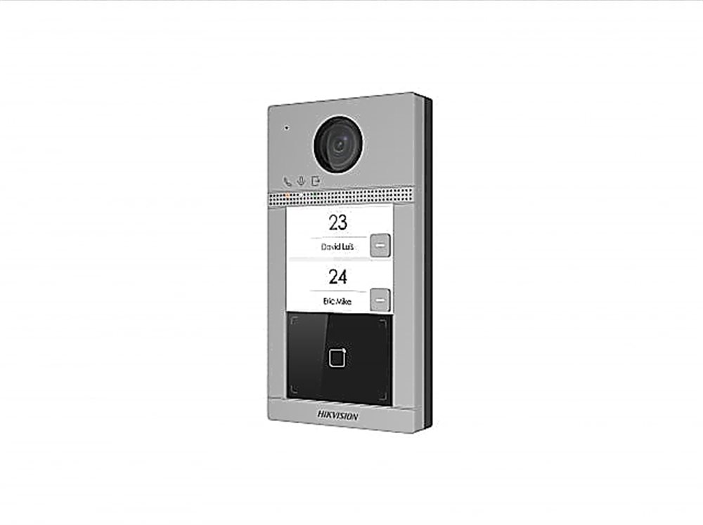 DS-KV8213-WME1(C)/Flush - 2Мп IP вызывная панель на двух абонентов с ИК-подсветкой и Wi-Fi Hikvision