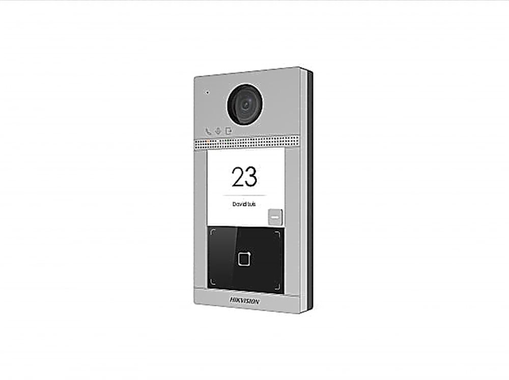DS-KV8113-WME1(C)/Flush - 2Мп IP вызывная панель на одного абонента с ИК-подсветкой и Wi-Fi Hikvision