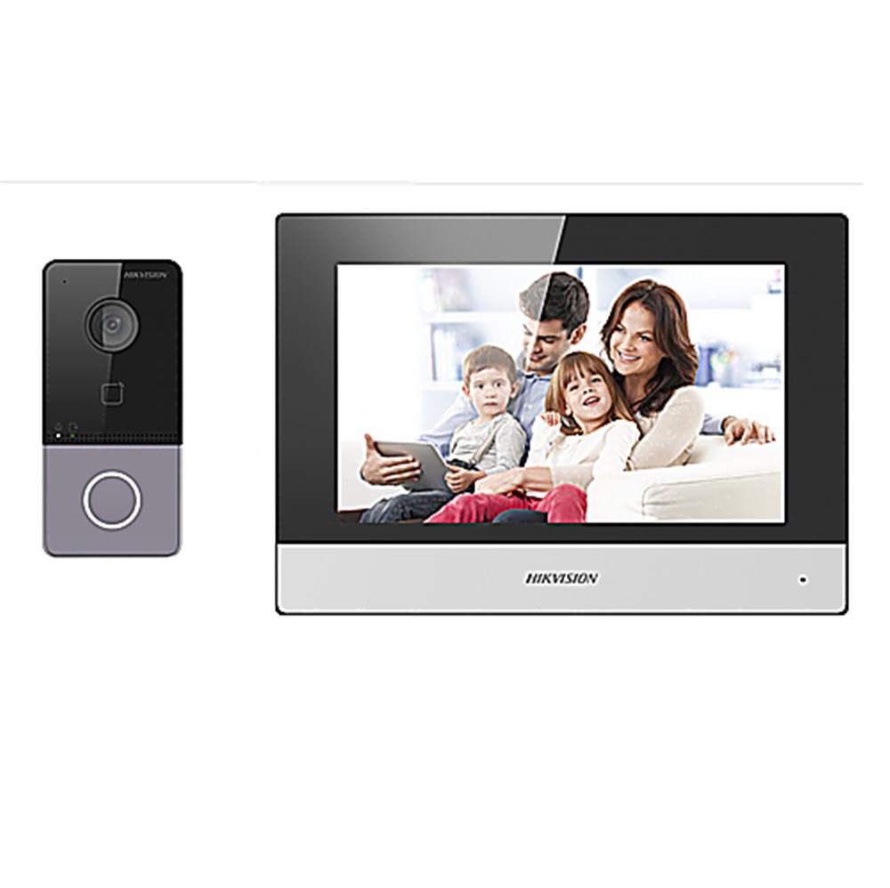 DS-KIS603-P(C) Hikvision - Комплект монитор DS-KH6320-WTE1(C) и вызывная панель DS-KV6113-WPE1(C)