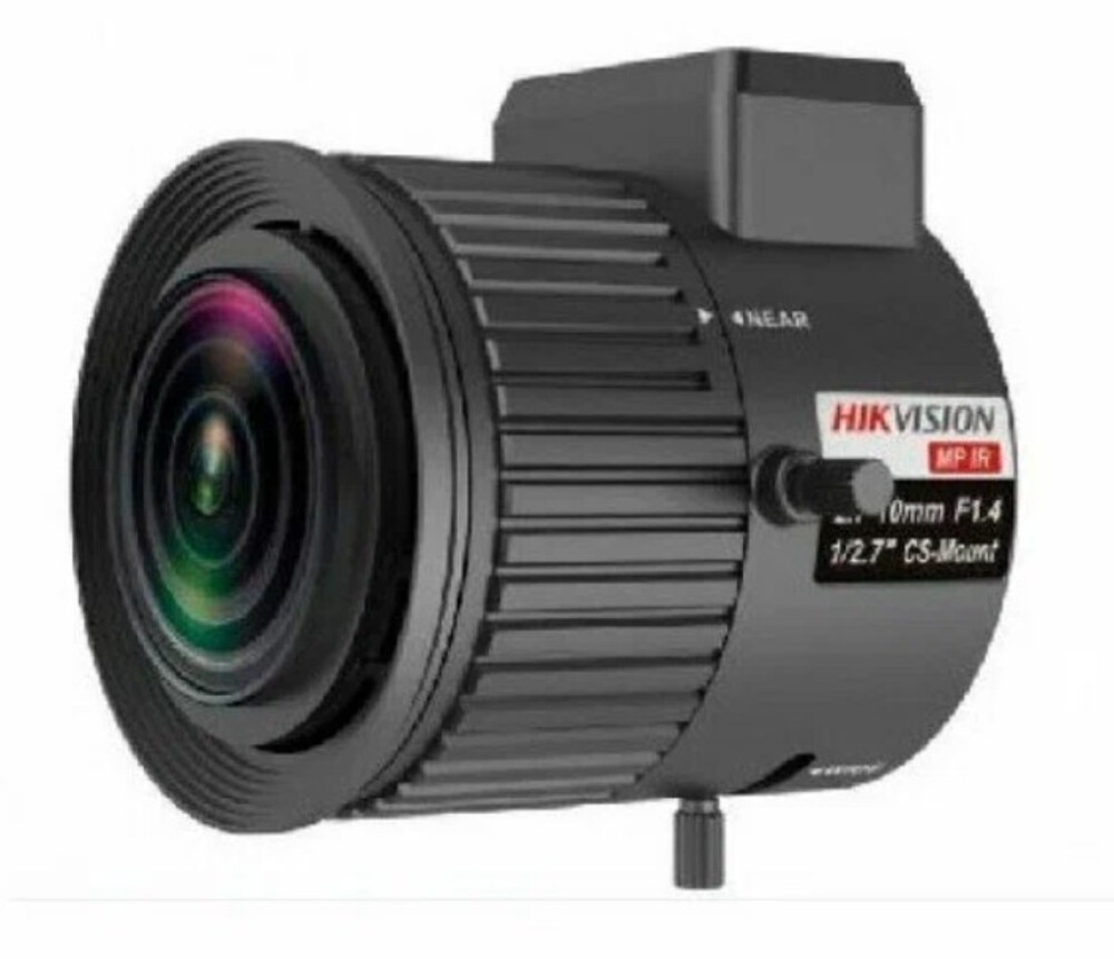 TV2713D-6MPIR Hikvision - Вариофокальный 6Мп объектив, 1/2.7"; 2.7-13мм F1.4-С; крепление CS.