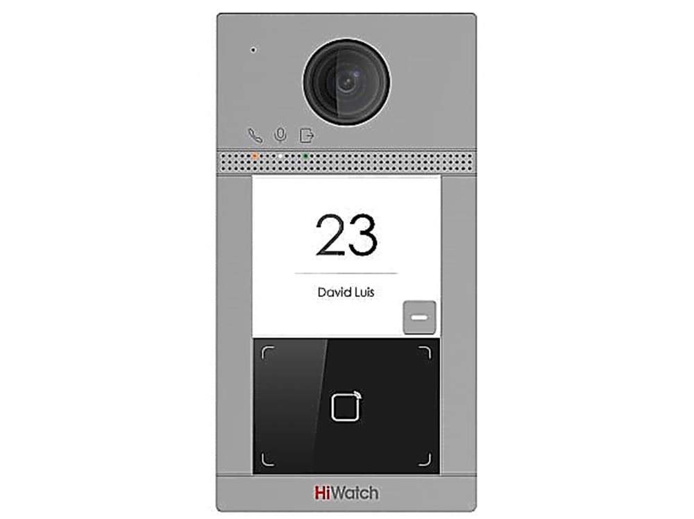 VDP-D4211W(B)/Flush - Вызывная IP панель на одного абонента с ИК-подсветкой и Wi-fi HiWatch