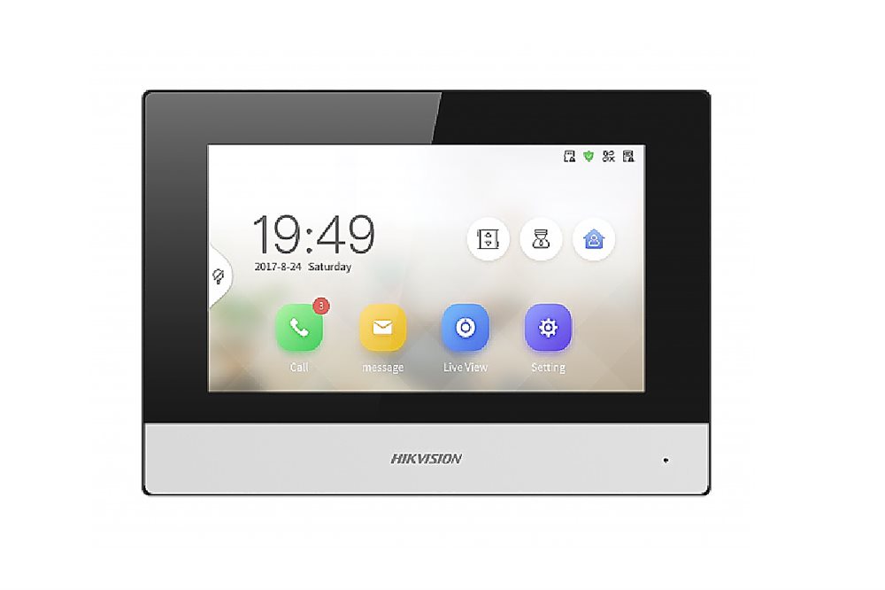 DS-KH6320-WTDE1 - 7“ гибридный сенсорный IP видеодомофон с Wi-Fi Hikvision