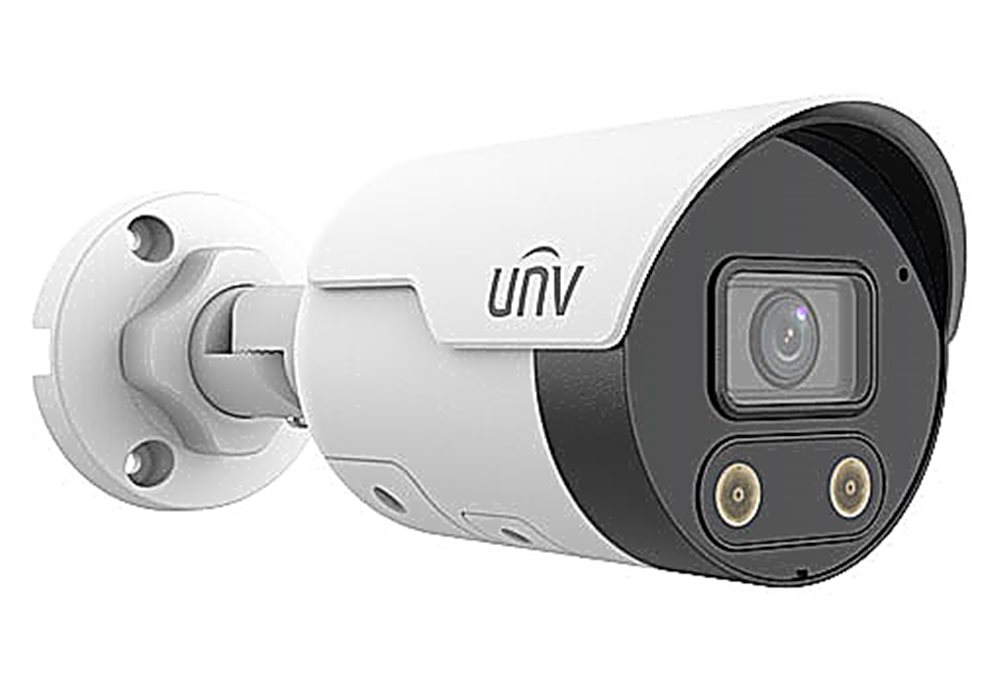 IPC2124SB-ADF40KMC-I0 - Видеокамера IP цилиндрическая, 1/2.7" 4 Мп КМОП @ 30 к/с, ИК-подсветка и тревожная подсветка видимого спектра до 30м., LightHunter 0.003 Лк @F1.6, объектив 4.0 мм