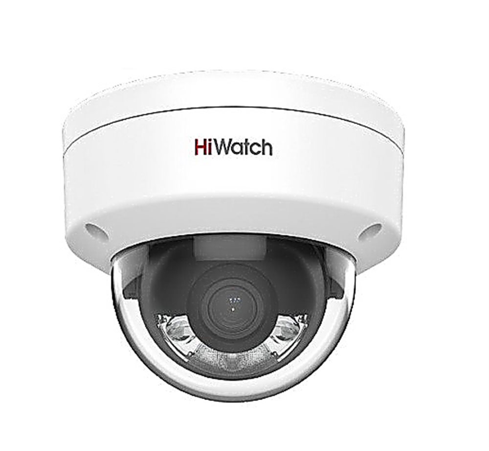 DS-I252L(2.8mm) - 2Мп уличная купольная IP-камера с LED-подсветкой до 30м и технологией ColorVu