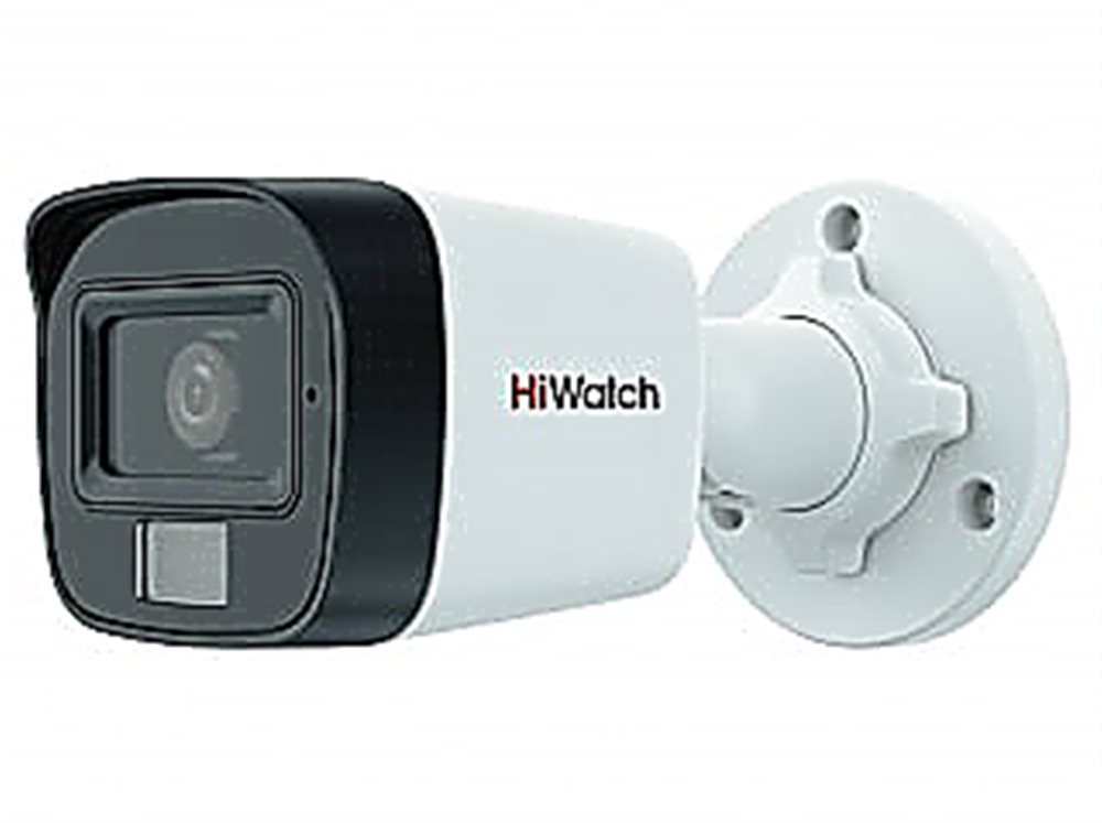 DS-T200A(B) (2.8mm) - 2Мп уличная цилиндрическая HD-TVI камера с гибридной подсветкой EXIR/LED до 30/20м и встроенным микрофоном (AoC)