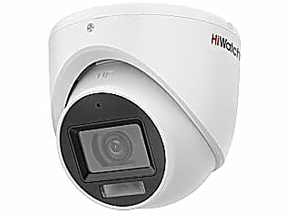 DS-T203A(B)(2.8mm) - 2Мп уличная купольная HD-TVI камера с гибридной подсветкой EXIR/LED до 30/20м и встроенным микрофоном (AoC)