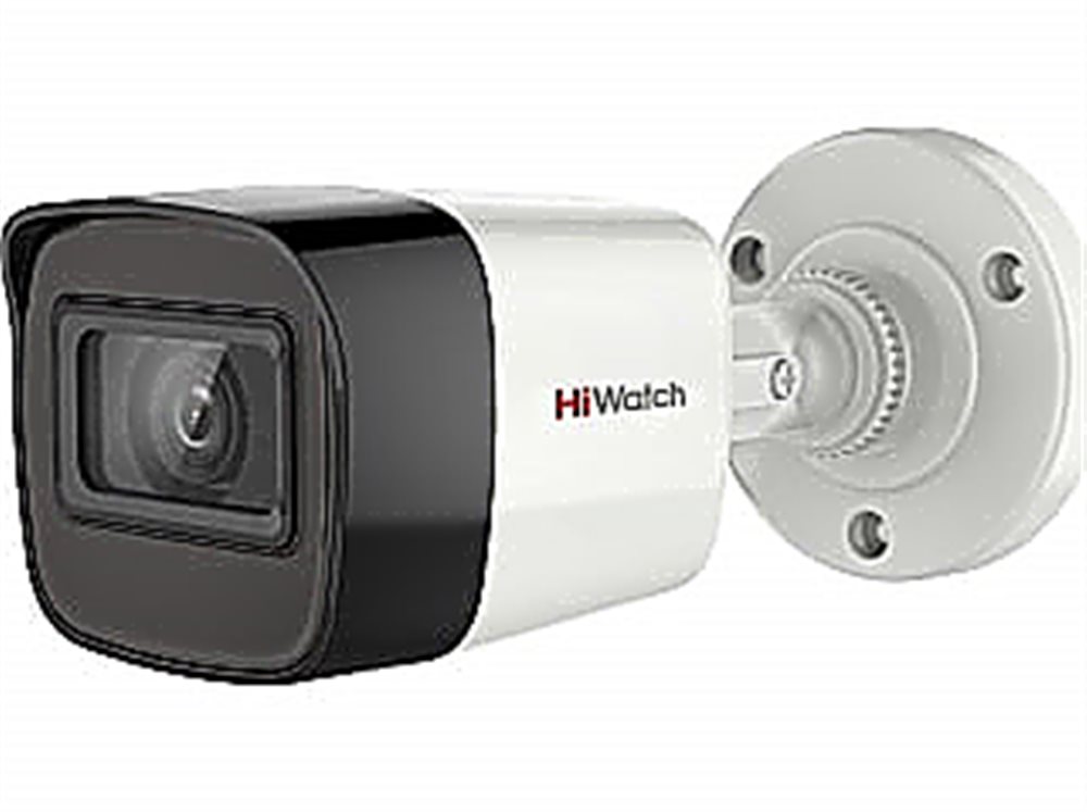 DS-T500A(B) (2.8mm) - 3К (5Мп 16:9) уличная цилиндрическая HD-TVI камера с гибридной подсветкой EXIR/LED до 30/20м и встроенным микрофоном (AoC)